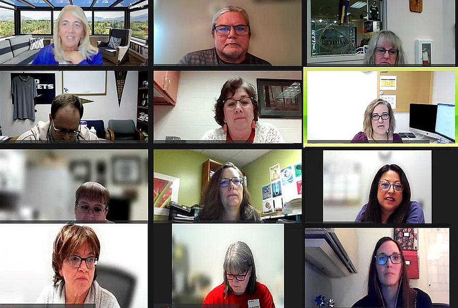 screencapture of a zoom Networking call featuring several rows of Members and ICBA staff
