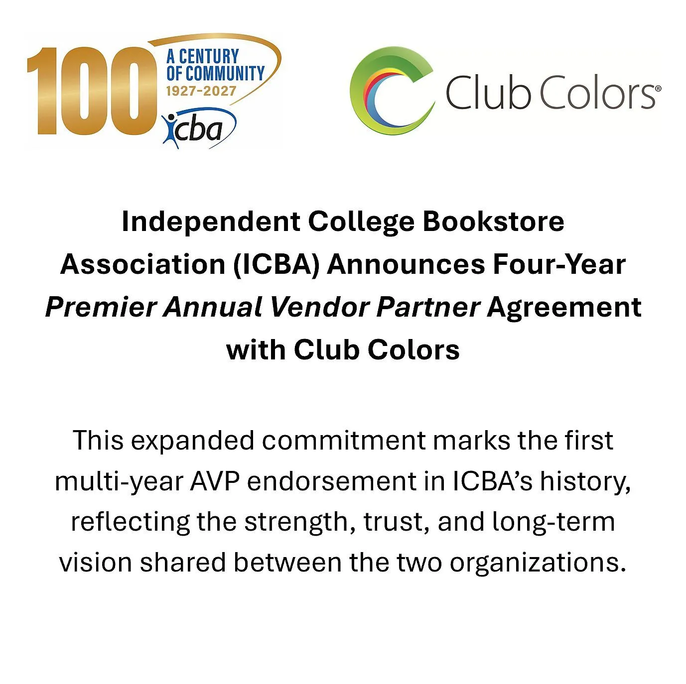 Information on AVP agreement with Club Colors